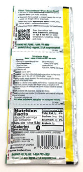 Fleischmann's Yeast Pizza, 0.25-Ounce Pouches 3 Count(Pack of 5)